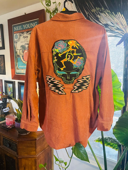 Corduroy Button Up Panic Shirt Men’s Medium