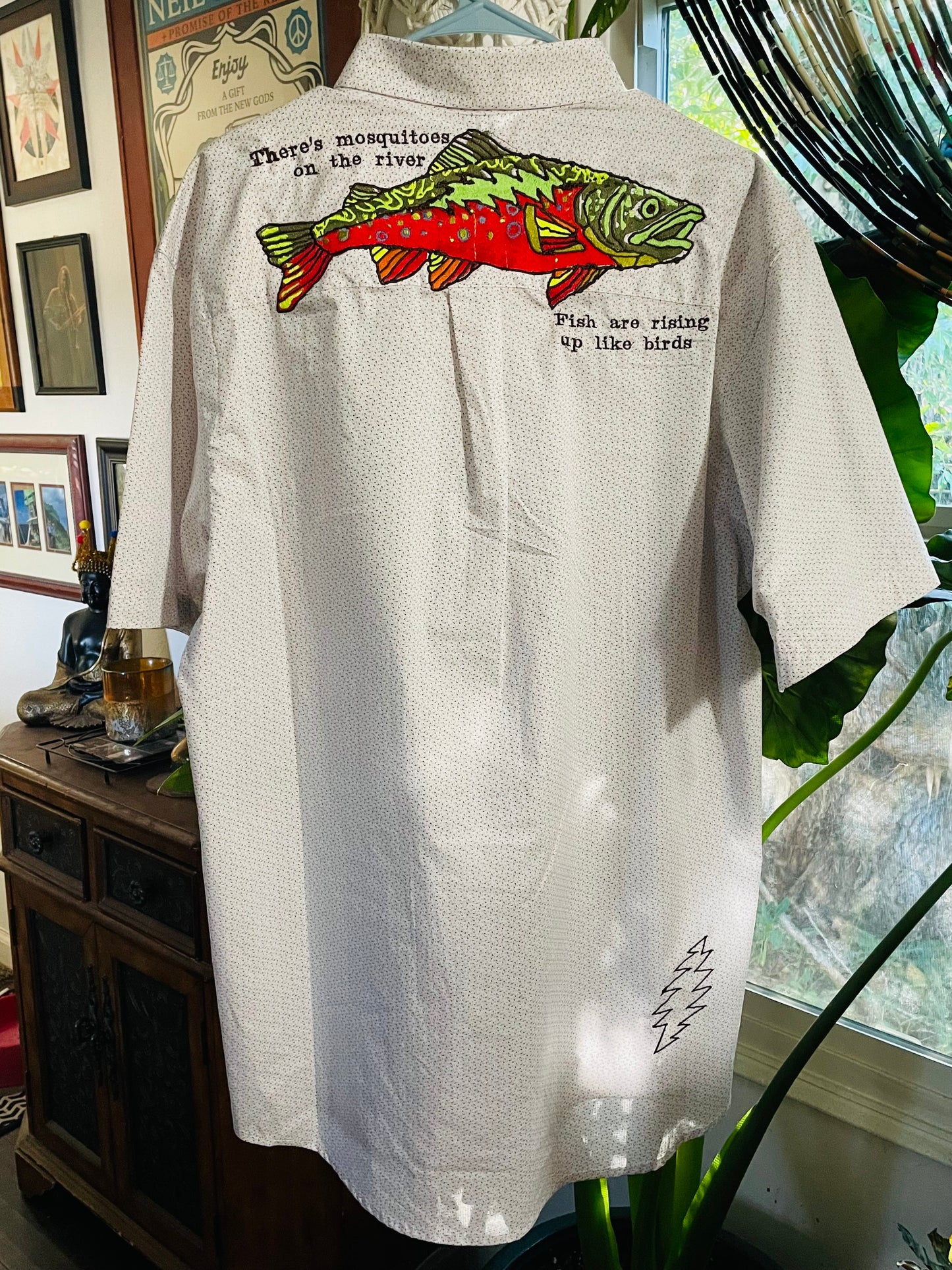 Brook Trout Wrangler Button Up