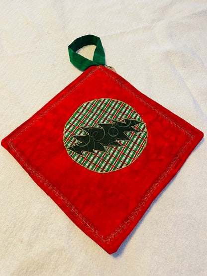 Grateful Dead Christmas Pot Holder