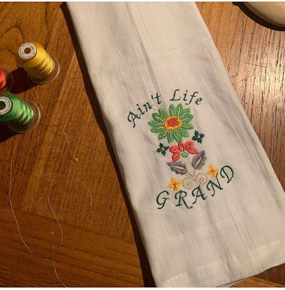 Ain't Life Grand Widespread Panic Tea Towel