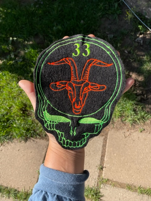 Billy Strings Goat Stealie Patch