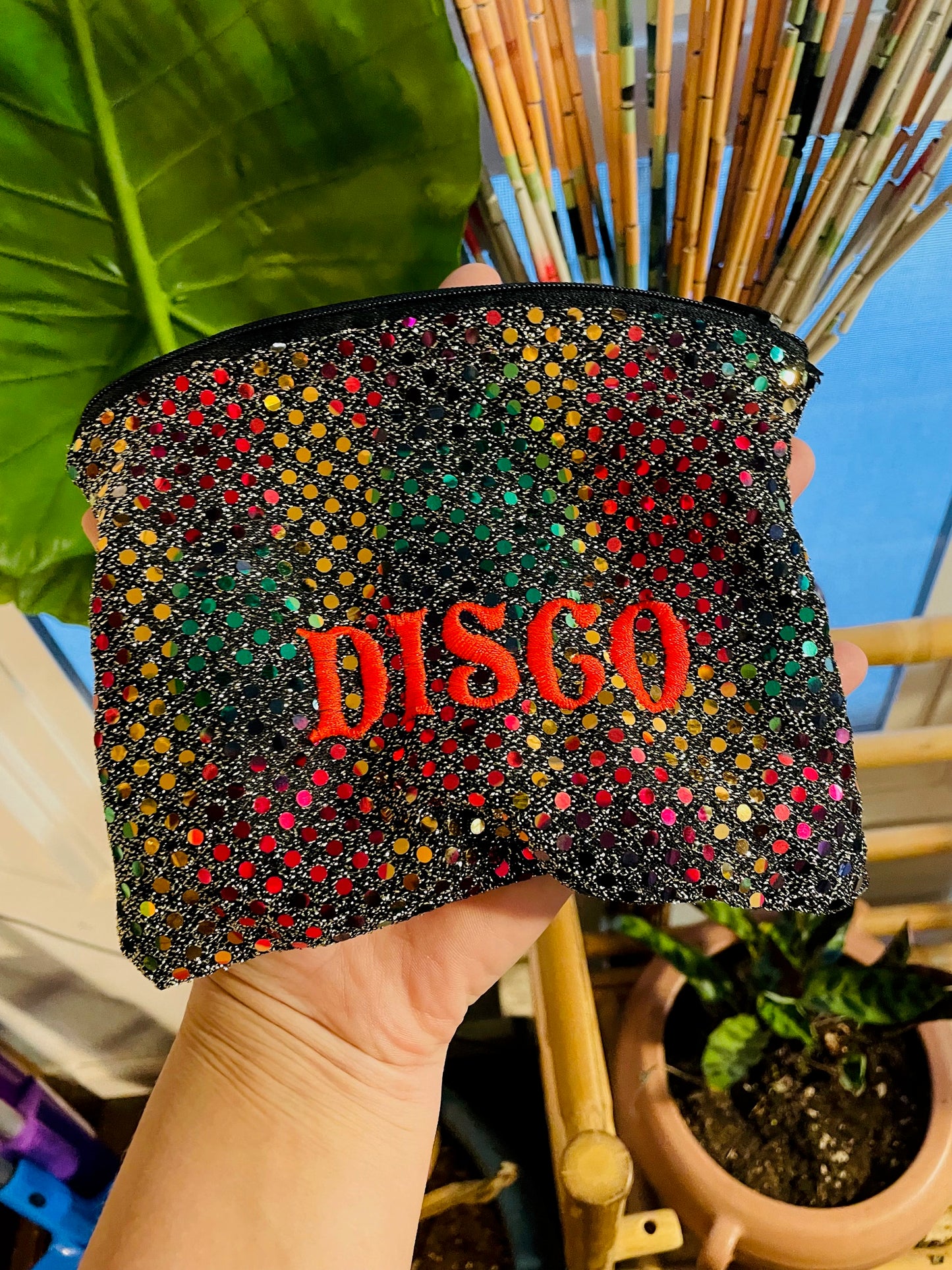 Disco Zip Pouch