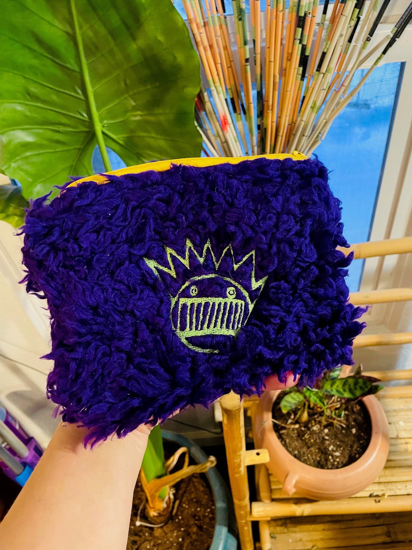 Fuzzy Boognish Zip Pouch